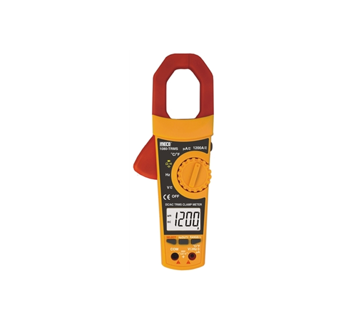 3-5/6 DIGIT 6000 COUNT 1200A DC / AC TRMS DIGITAL CLAMPMETER WITH TEMPERATURE & FREQUENCY (MODEL : 1080-TRMS)