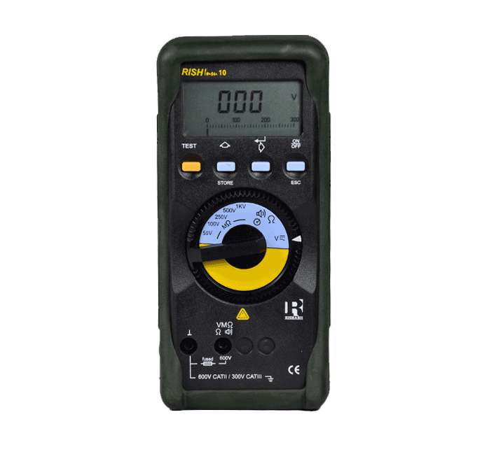 Analog-Digital Insulation Tester - Rish Insu-10 Battery Operated